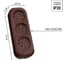 Розеточная колодка, 3 гнезда, бук TDM ELECTRIC SQ1806-0061 4