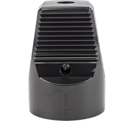 Розетка штепсельная, кабельная без заземления 10А, чёрная TDM ELECTRIC SQ1806-0030