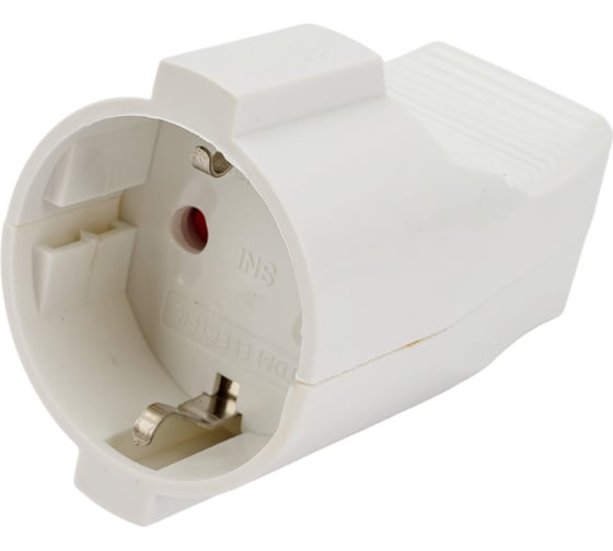 Штепсельная розетка с/з TDM ELECTRIC 2П+З 16А 250B белая SQ1806-0031