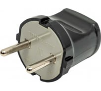 Вилка черная TDM ELECTRIC SQ1806-0002