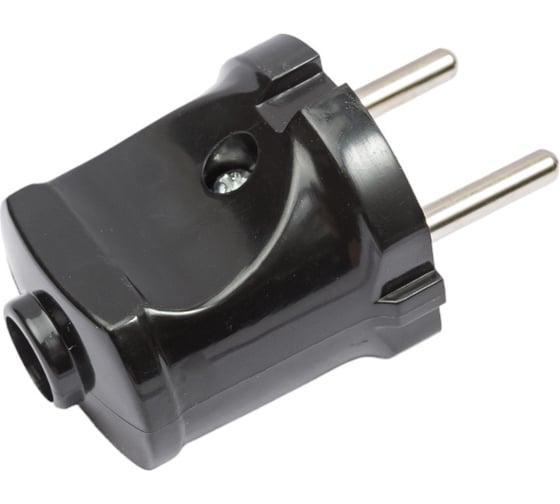 Вилка черная TDM ELECTRIC SQ1806-0002