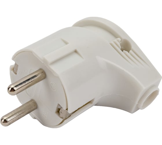 Угловая вилка, белая TDM ELECTRIC SQ1806-0007