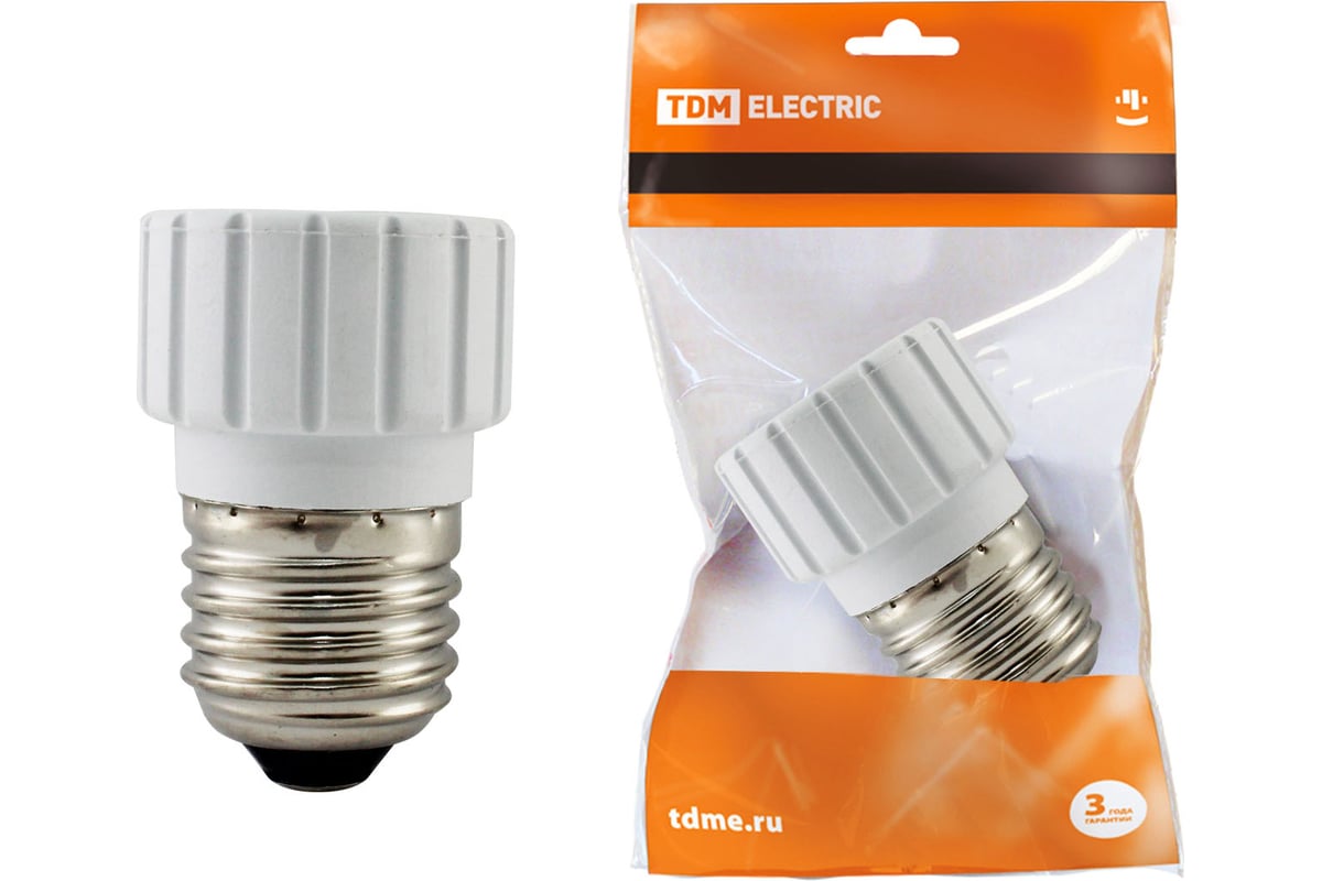 Переходник E27-GU10 TDM SQ0335-1006 - выгодная цена, отзывы ...