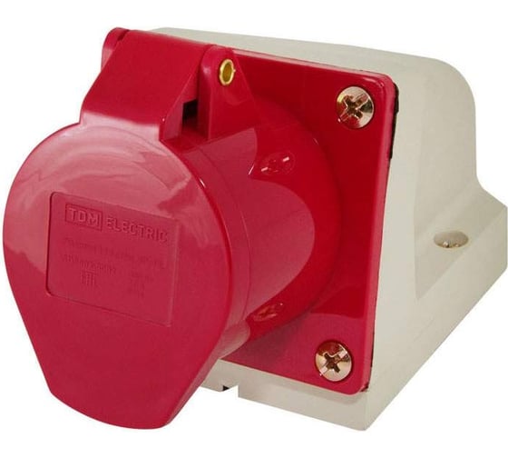 Стационарная розетка 115 TDM ELECTRIC 3Р+РЕ+N 16А 380В IP44 SQ0602-0003