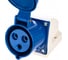 Розетка TDM ELECTRIC 123 стационарная 32А 220В IP44 SQ0602-0004 3