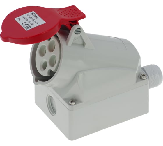 Настенная розетка INPIN 16A/400V/3P+E/IP44 CA105 1