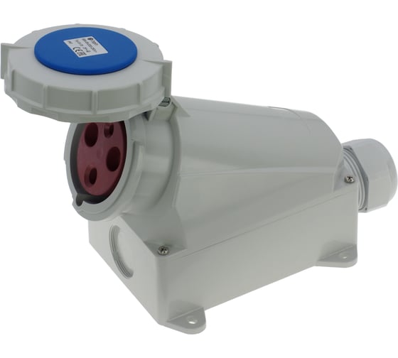 Настенная розетка INPIN 63A/230V/1P+N+E/IP67 CA128 1