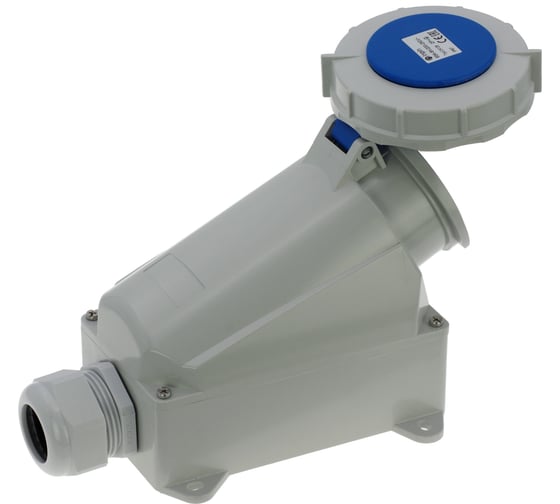 Настенная розетка INPIN 63A/230V/1P+N+E/IP67 CA128
