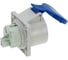 Встраиваемая розетка INPIN 32A/230V/1P+N+E/IP44, фланец 75x75 CA1395 2