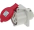 Встраиваемая розетка INPIN 32A/400V/3P+E/IP44, фланец 75x75 CA1399 1