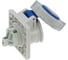 Встраиваемая розетка INPIN 16A/230V/1P+N+E/IP67, фланец 75x75 CA218 2