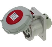 Встраиваемая розетка INPIN 32A/400V/3P+E/IP67, фланец 75x85 CA234