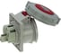 Встраиваемая розетка INPIN 32A/400V/3P+E/IP67, фланец 75x85 CA234 2