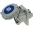 Встраиваемая розетка INPIN 32A/230V/1P+N+E/IP67, фланец 75x85 CA230 1