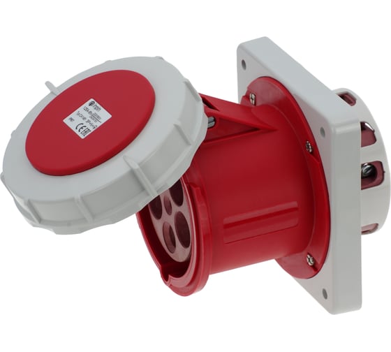Встраиваемая розетка INPIN 125A/400V/3P+N+E/IP67, фланец 130x130 CA1461 1