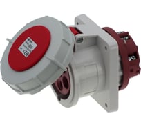 Встраиваемая розетка INPIN 63A/400V/3P+N+E/IP67, фланец 100x107 CA1128
