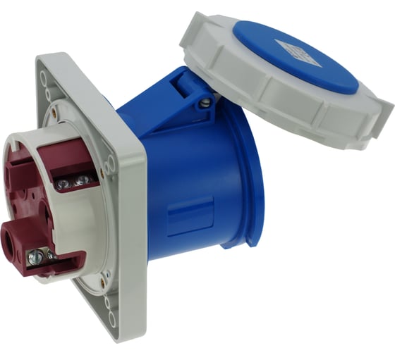 Встраиваемая розетка INPIN 125A/230V/1P+N+E/IP67, фланец 130x130 CA3380