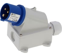 Настенная вилка INPIN 16A/230V/1P+N+E/IP44 CA332