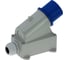 Настенная вилка INPIN 32A/230V/1P+N+E/IP44 CA344 2