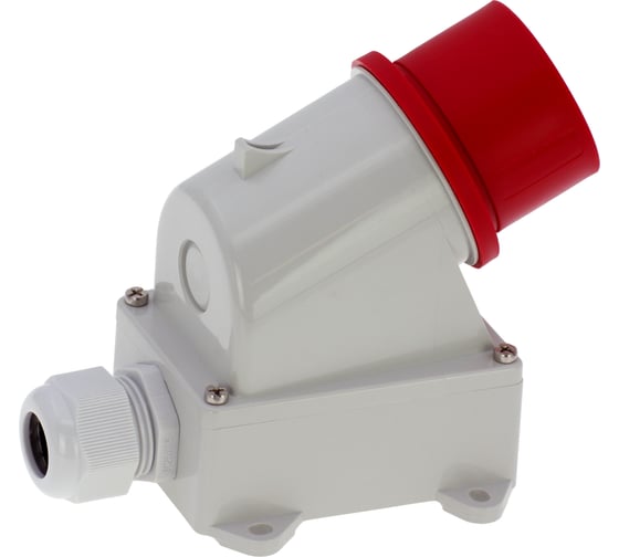 Настенная вилка INPIN 16A/400V/3P+N+E/IP44 CA342
