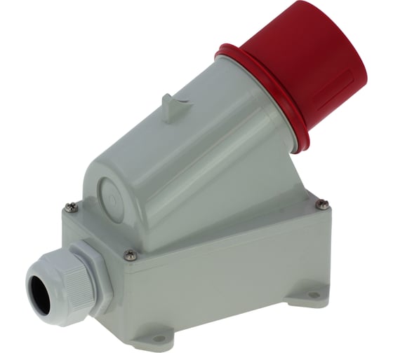 Настенная вилка INPIN 32A/400V/3P+E/IP44 CA348