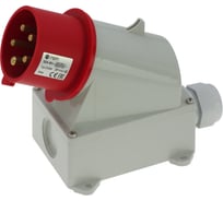 Настенная вилка INPIN 32A/400V/3P+N+E/IP44 CA354
