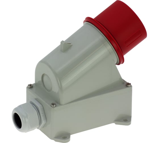 Настенная вилка INPIN 32A/400V/3P+N+E/IP44 CA354