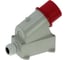 Настенная вилка INPIN 32A/400V/3P+N+E/IP44 CA354 2