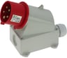 Настенная вилка INPIN 32A/400V/3P+N+E/IP44 CA354