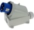 Настенная вилка INPIN 63A/230V/1P+N+E/IP67 CA1107 1
