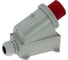 Настенная вилка INPIN 63A/400V/3P+E/IP67 CA357 2