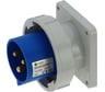 Встраиваемая вилка INPIN 32A/230V/1P+N+E/IP67, фланец 86x86 CA831