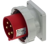 Встраиваемая вилка INPIN 32A/400V/3P+N+E/IP67, фланец 86x86 CA834