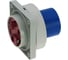 Встраиваемая вилка INPIN 125A/230V/1P+N+E/IP67, фланец 130x130 CA3665 2