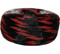 Змейка Maksimal 10 MaksiFlex черный с красной полосой 50м 563