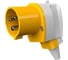 Кабельная угловая вилка Mennekes 16А/110V/1P+N+E/IP44 1410 1