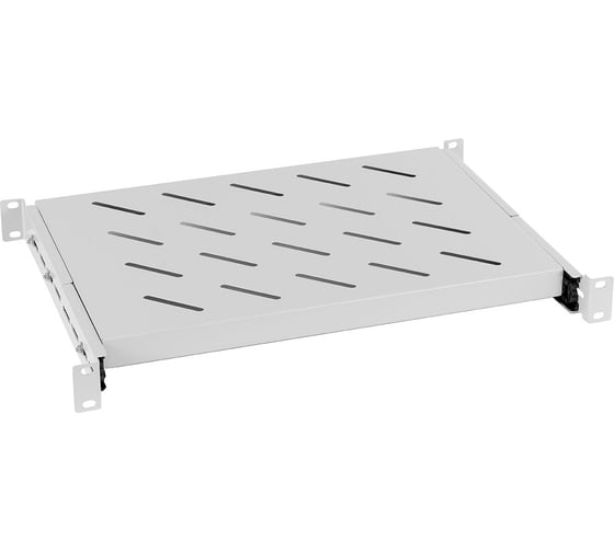 Выдвижная полка Cabeus 19" для шкафов и стоек глубиной 600 мм JE05-600 1
