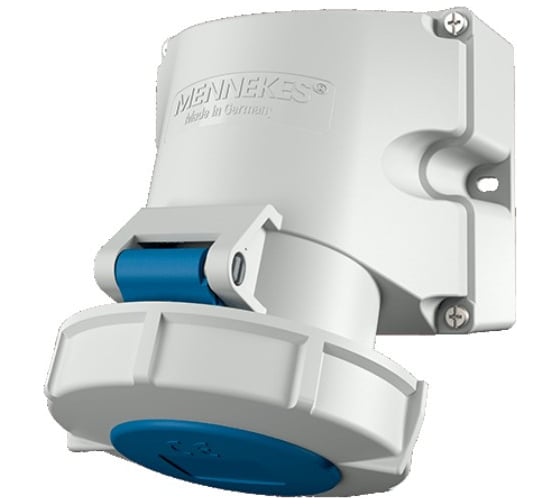 Настенная розетка Mennekes 32А/230В/3П/IP67 1202