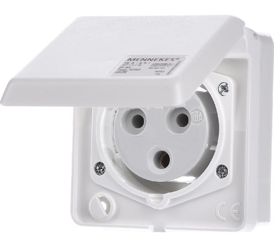 Настенная розетка Mennekes 16А/220В/3П/IP44 Cepex 4102 1