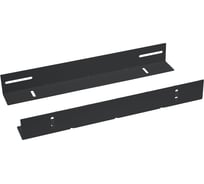 Направляющие в шкаф Cabeus глубиной 600мм усиленные до 100кг, цвет черный JH05-06-100KG-BK