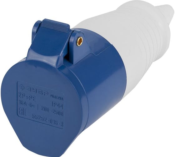Переносная розетка Зубр МАСТЕР 16A, 250B, 6ч 55252-016-3