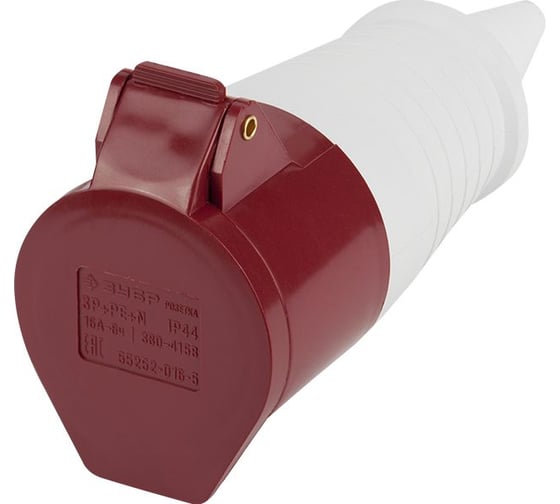 Переносная розетка Зубр МАСТЕР 16A, 400B, 6ч 55252-016-5