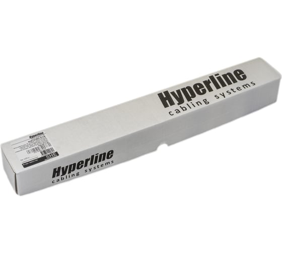 Блок розеток Hyperline SHE19-8SH-S-CB для 19" шкафов, горизонтальный, 8 розеток Schuko, выключатель с подсветкой, без кабеля питания, клеммная колодка 16A, 250В, 482.6x44.4x44.4мм (ШхГхВ), корпус алюминий, черный 481762