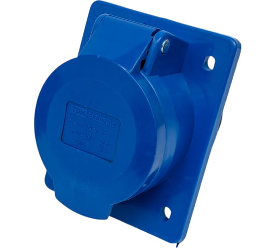 Стационарная розетка для скрытой установки 423 2Р+РЕ 32А 220В IP44 TDM SQ0604-0014