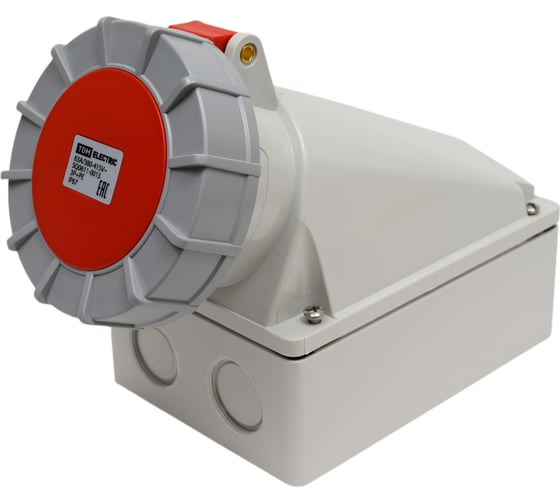 Розетка наружной установки IP67 63А 3Р+РЕ 380В TDM ELECTRIC SQ0611-0013