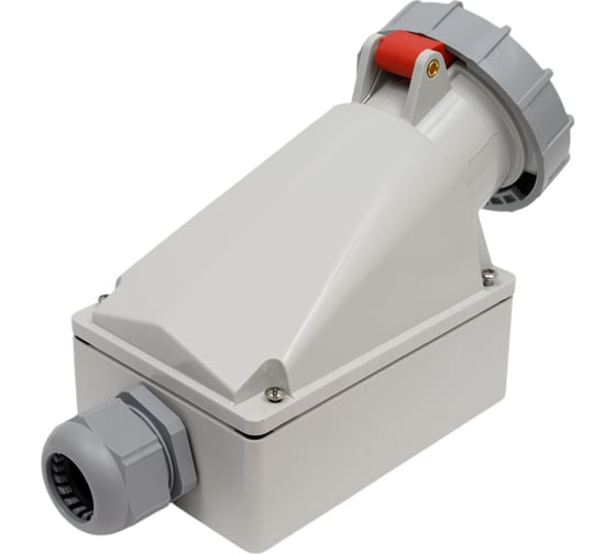 Розетка наружной установки IP67 63А 3Р+РЕ 380В TDM ELECTRIC SQ0611-0013