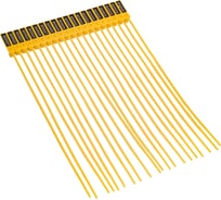 Номерная пластиковая пломба ТПК Технологии Контроля экотрэк 255 мм (цвет: желтый) 1000 шт 24193