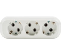 Розеточная колодка TDM 3 гнезда 16А белая SQ1806-0013
