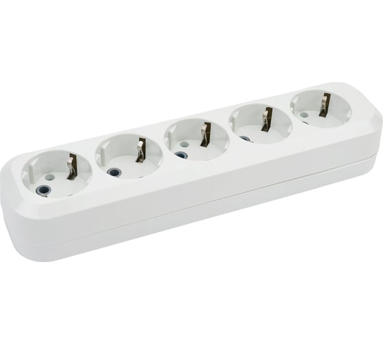 Розеточная колодка TDM ELECTRIC 5 гнезд 16А белая SQ1806-0035