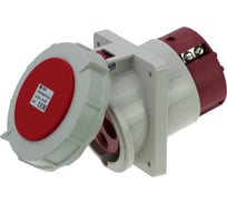 Встраиваемая наклонная розетка INPIN 125A/400V/3P+E/IP67, фланец 110x114 CA212